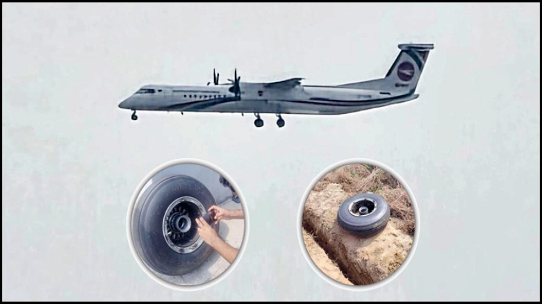 খুলে পড়লো বিমানের চাকা, ৭১ যাত্রী নিয়ে ঢাকায় নিরা...