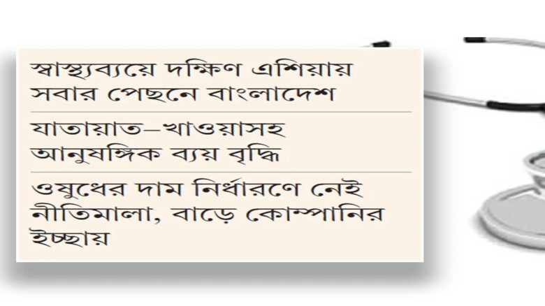 চিকিৎসা ব্যয় কমছেই না কিছুতেই